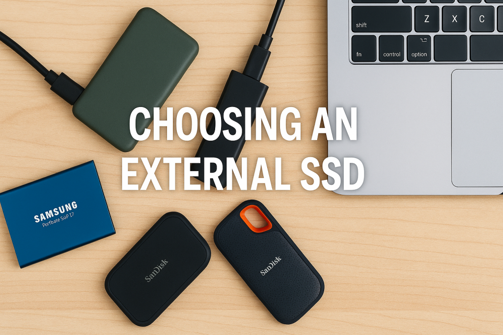 How to Choose an External SSD (2025 Beginner Guide)