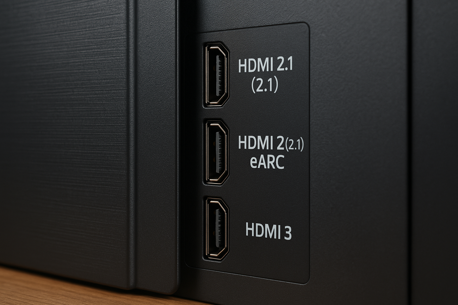 Budget OLED TV 2026 HDMI ports connectivity