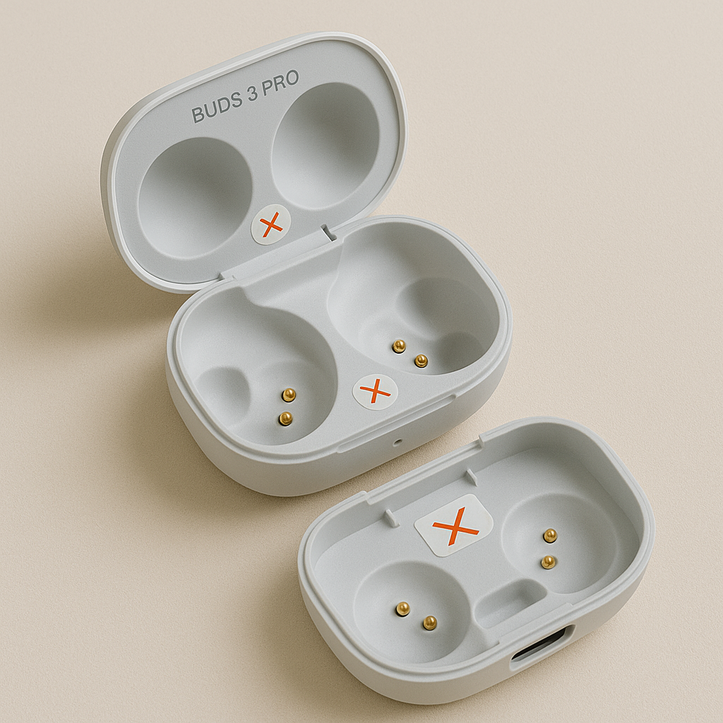 Samsung Buds 3 Pro charging case moisture issue inspection