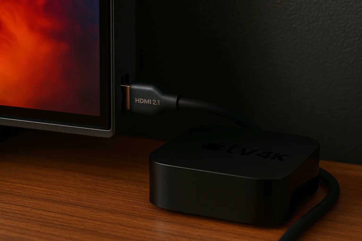 Apple TV 4K 2026 HDMI connection to OLED TV