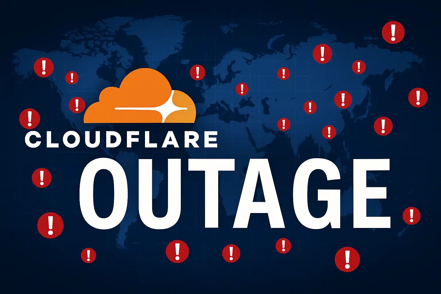 Global Cloudflare outage affecting X, ChatGPT and major online services worldwide