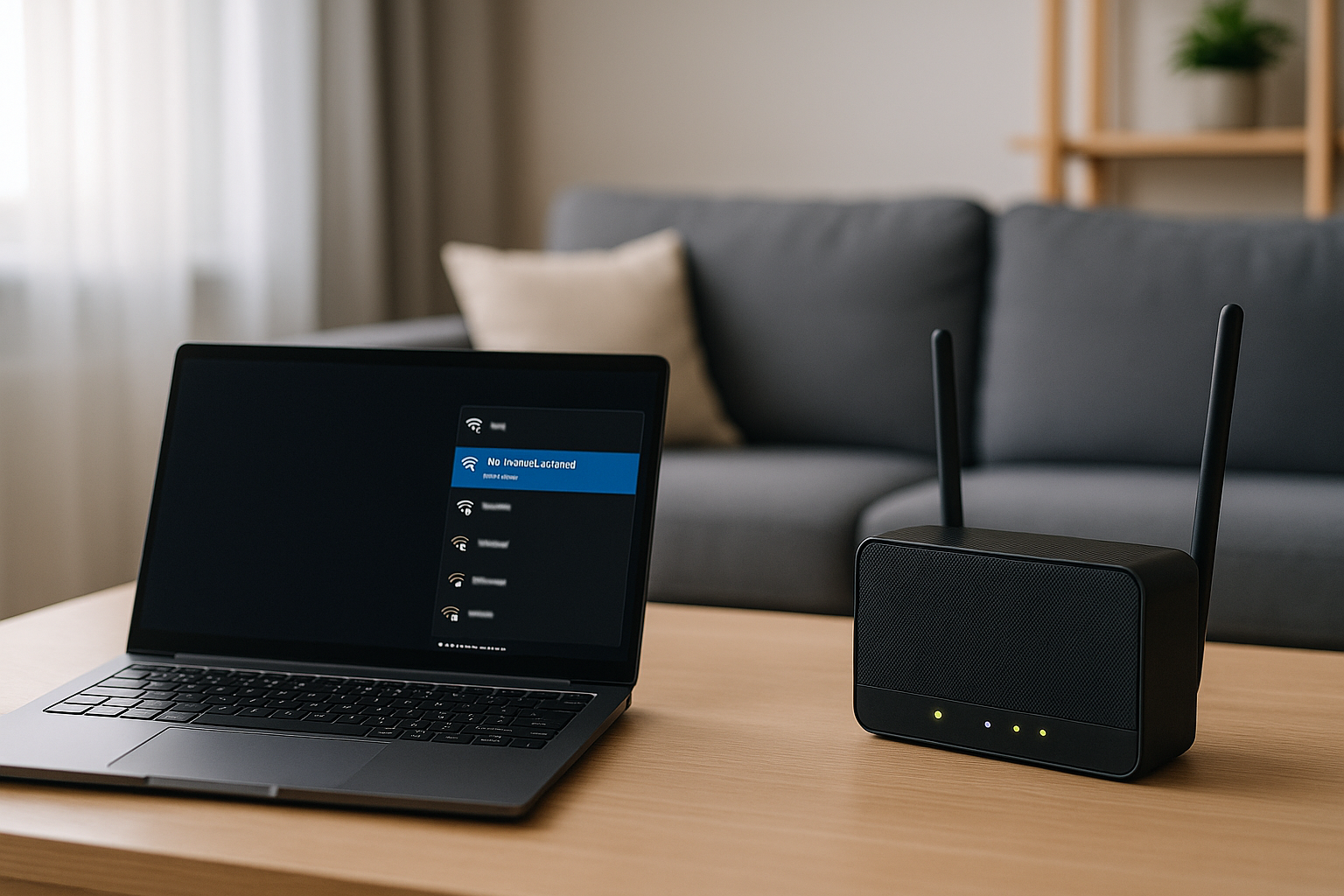 User troubleshooting Wi-Fi connected but no internet issue on a home router