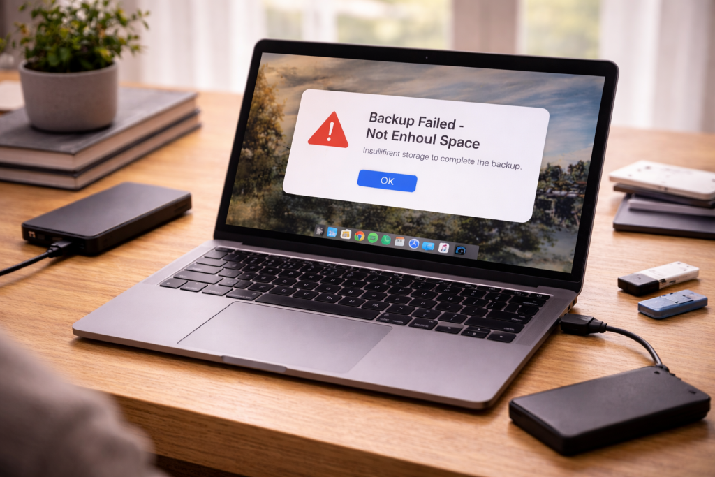 Fix Backup Failing Due to Low Storage