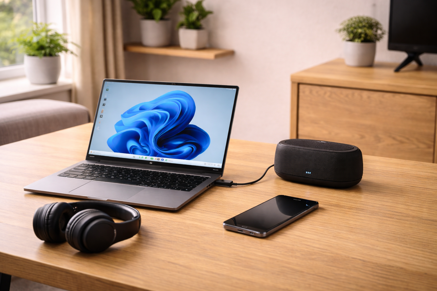Bluetooth device connected to a computer and phone but producing no sound.